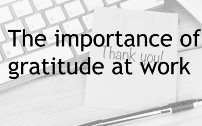 The importance of showing gratitude at work