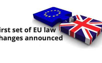 First set of EU law changes announced