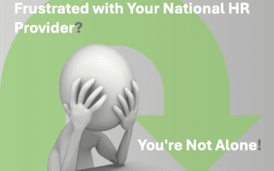 Frustrations with large national HR companies.