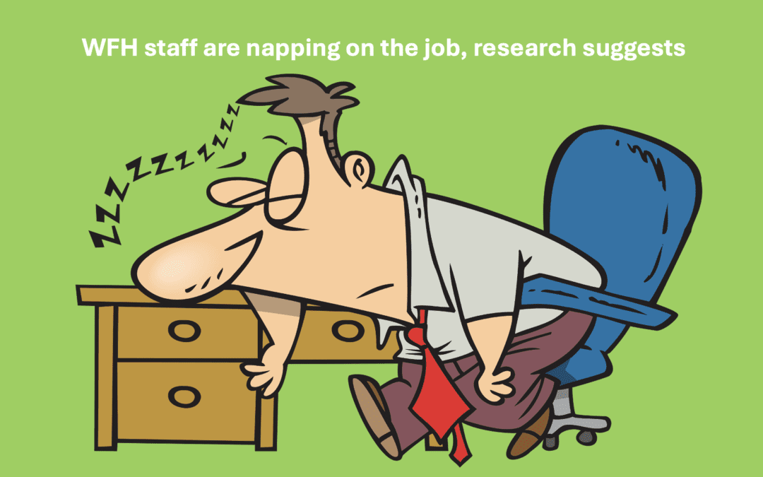 WFH Staff Are Napping on the Job, Research Suggests