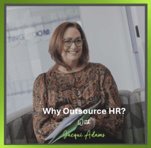 Jacqui Adams from Tick HR Solutions explaining the benefits of outsourcing HR functions.