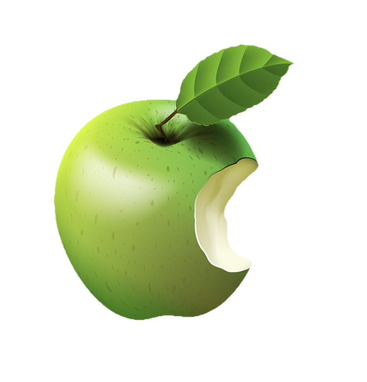 apple with a bite to represent bite sized learning