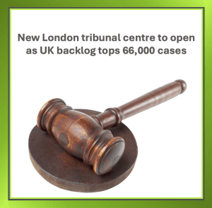 Image of a gavel symbolising justice, representing the new London tribunal centre