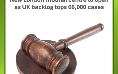 New London tribunal centre to open as UK backlog tops 66,000 cases